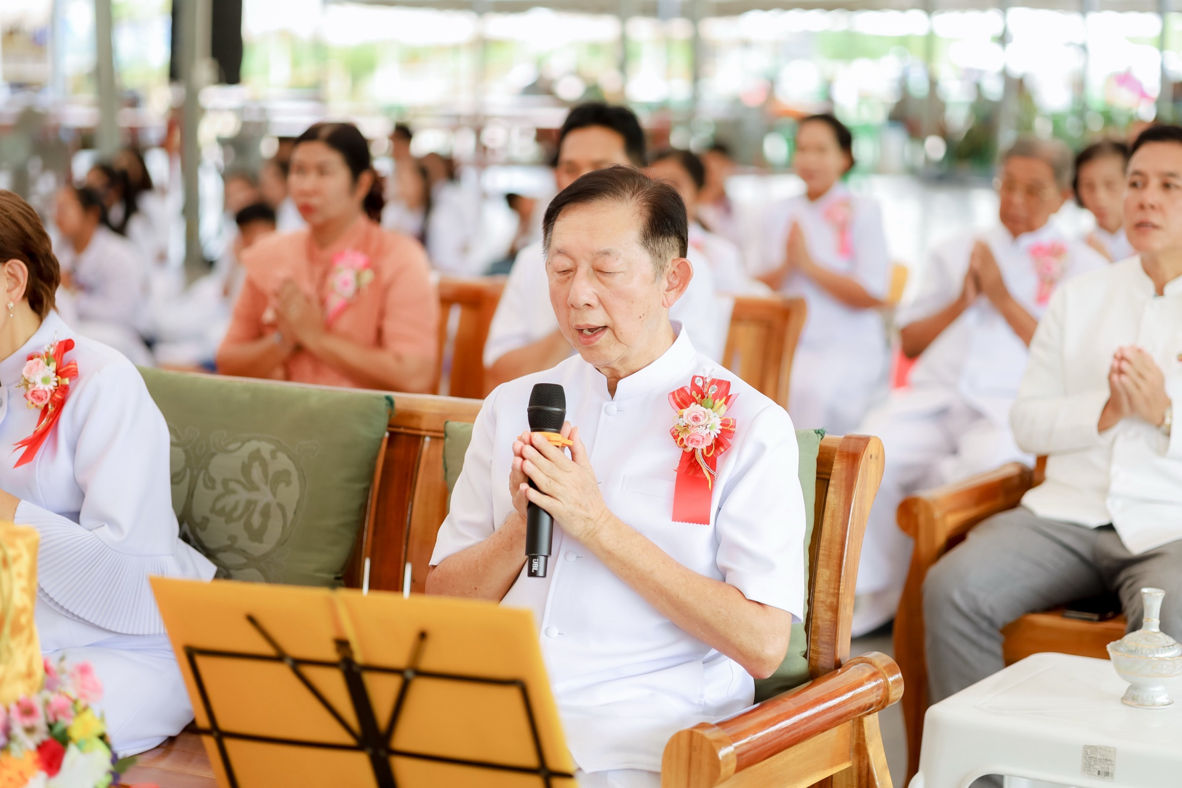 ภาพกล่าวคำถวายกฐินศูนย์ปฏิบัติธรรมและอบรมเยาวชนจังหวัดยะลา