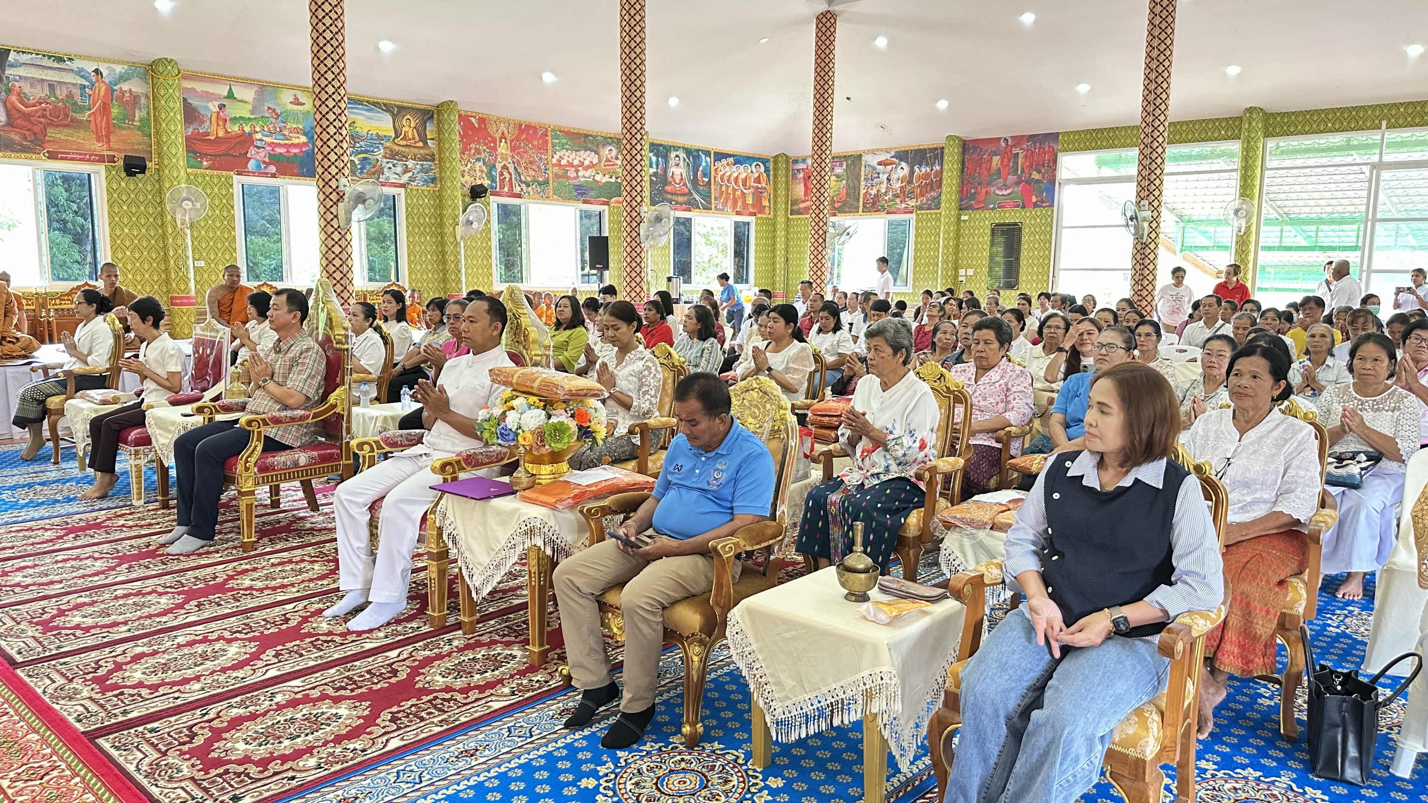 ภาพร่วมพิธีกรรมวัดวังใหม่