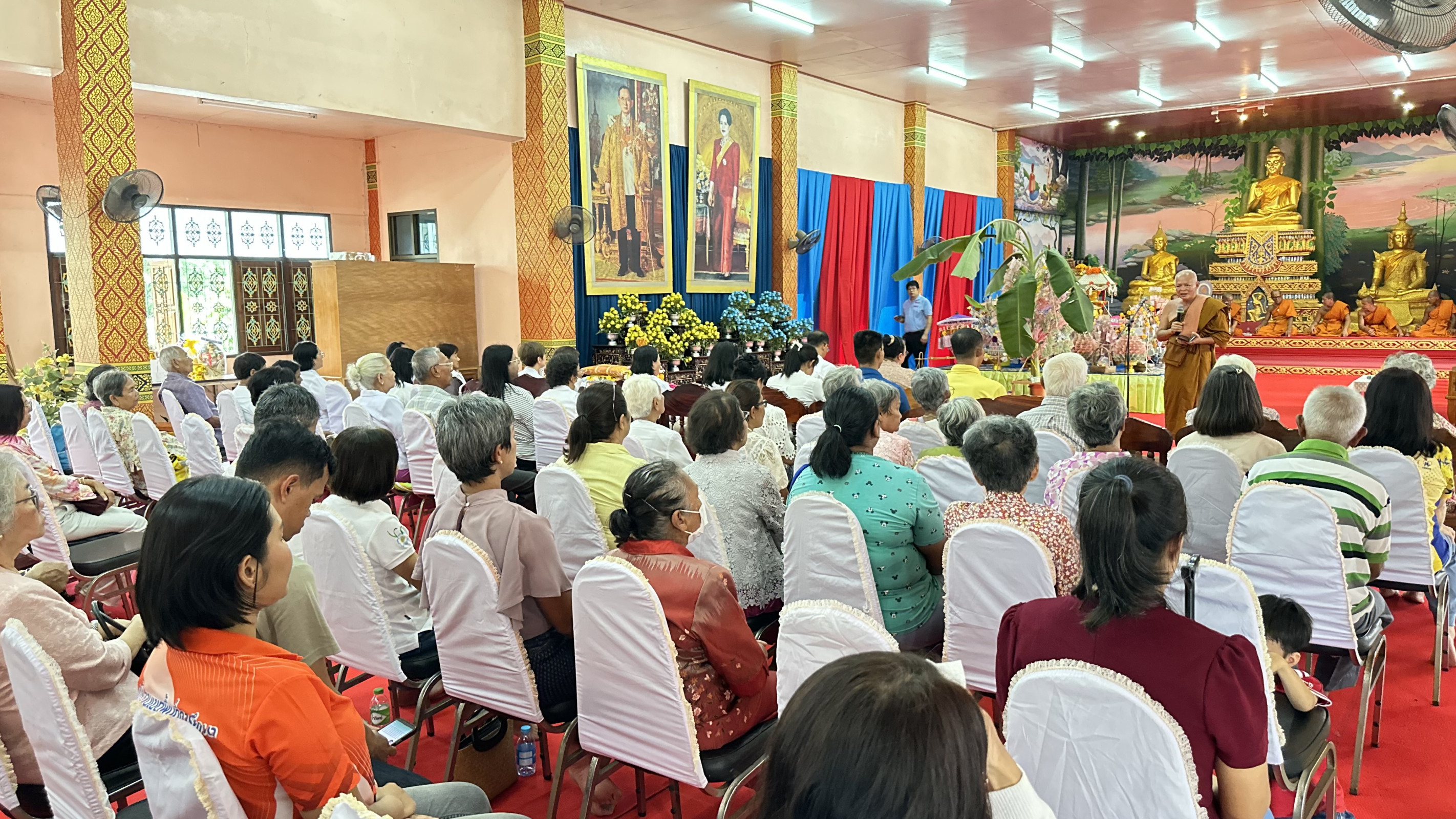 ภาพร่วมพิธีกรรมวัดยะหาประชาราม