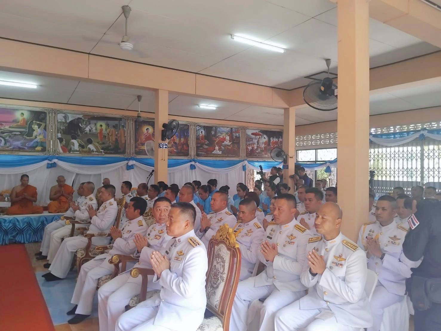 ภาพร่วมพิธีกรรมวัดวชิรปราการ