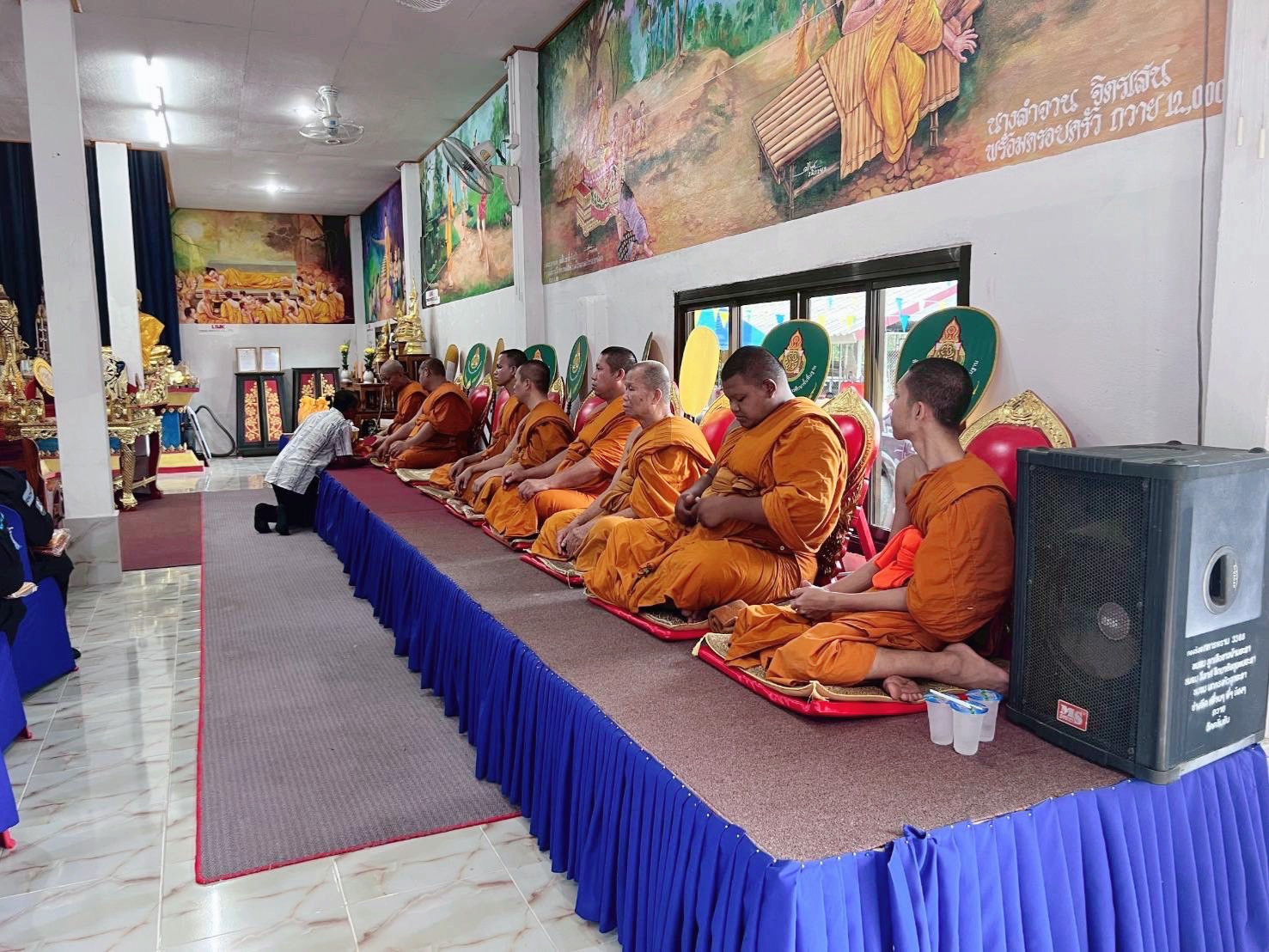 ภาพร่วมพิธีกรรมวัดตลิ่งชัน