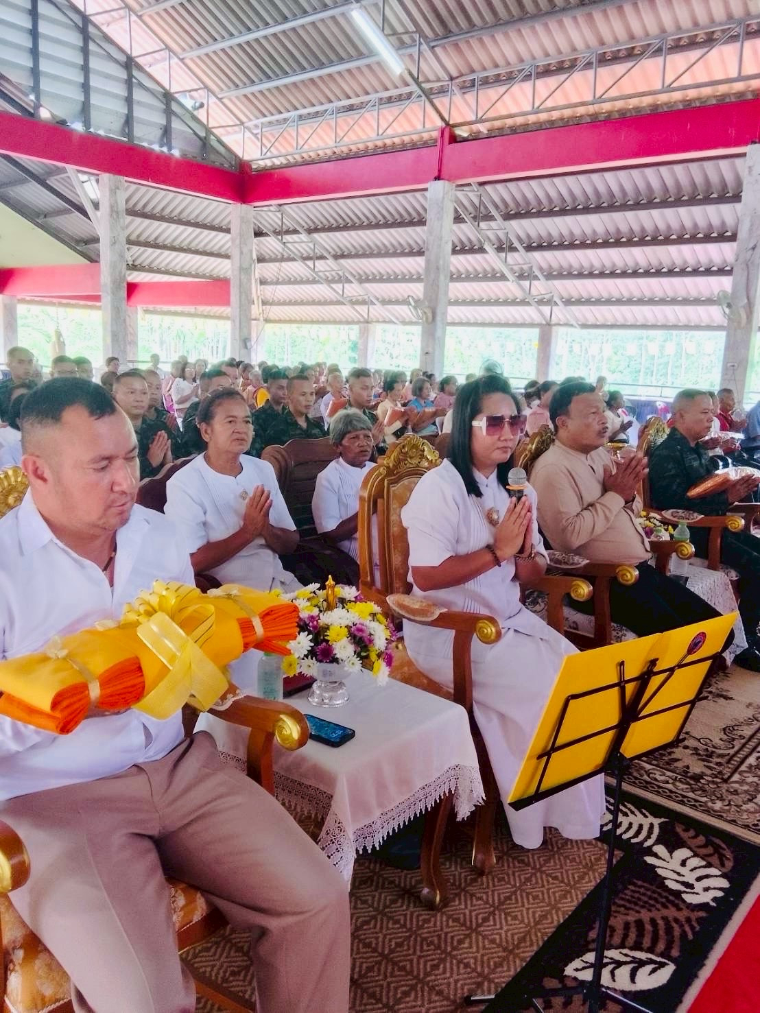ภาพกล่าวคำถวายกฐินวัดวังไทร