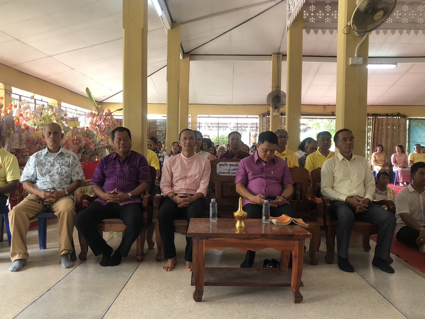 ภาพร่วมพิธีกรรมวัดพรหมประดิษฐ์