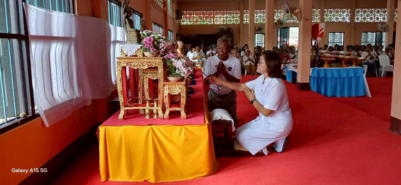 ภาพร่วมพิธีกรรมวัดควนเนียง