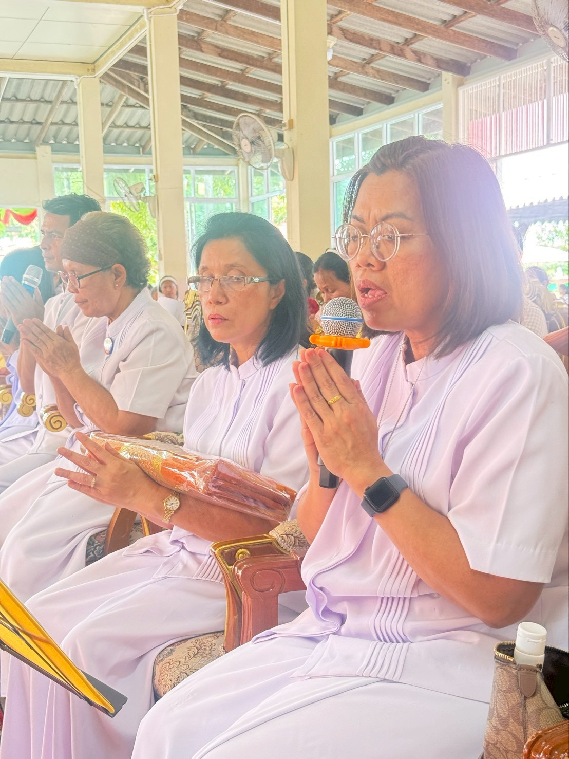 ภาพกล่าวคำถวายกฐินวัดชลธาร์วาส