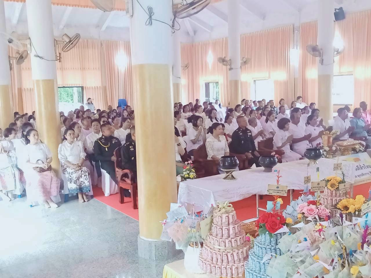 ภาพร่วมพิธีกรรมวัดนาเจริญ