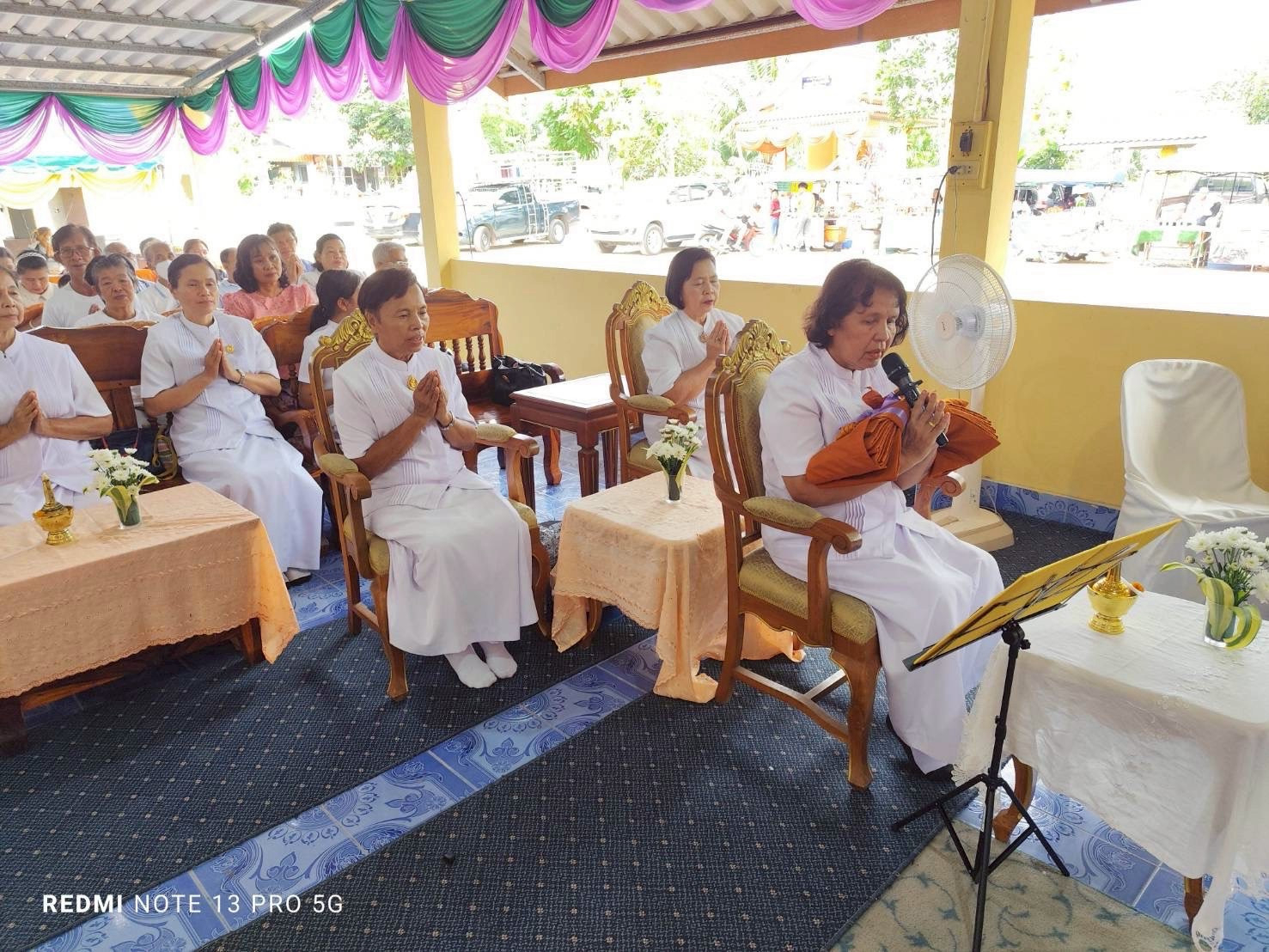 ภาพกล่าวคำถวายกฐินที่พักสงฆ์ควนพลา