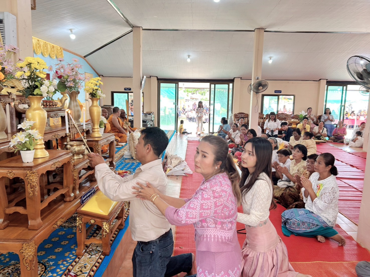 ภาพร่วมพิธีกรรมวัดหัวระวะ