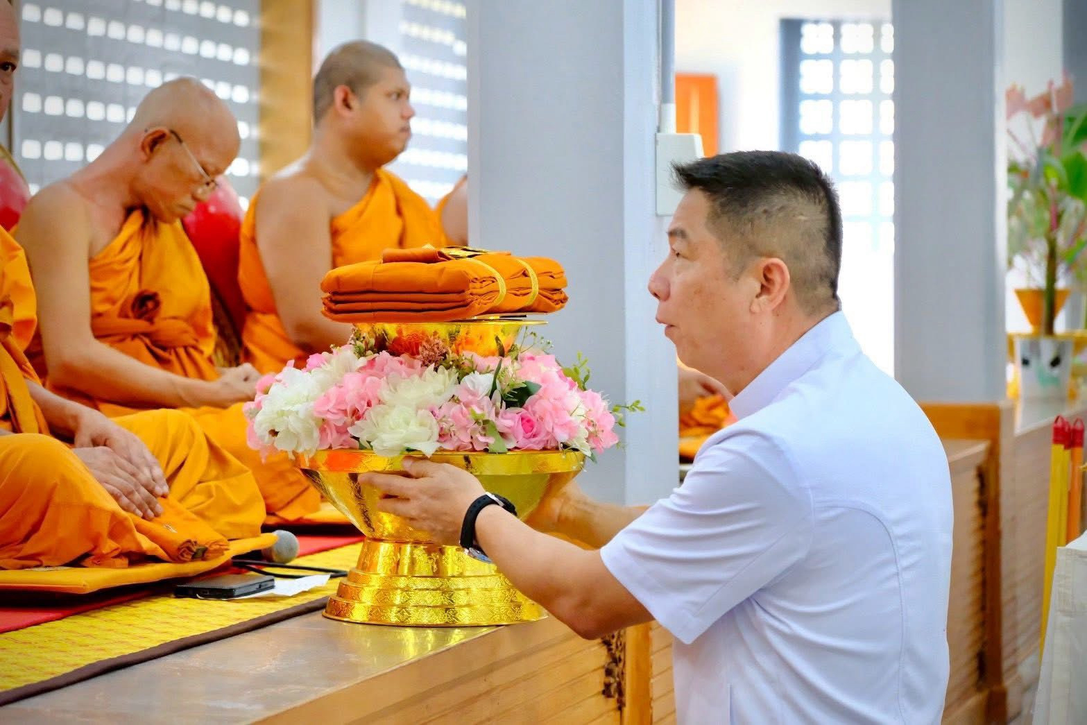 ภาพร่วมพิธีกรรมวัดโคกม่วง