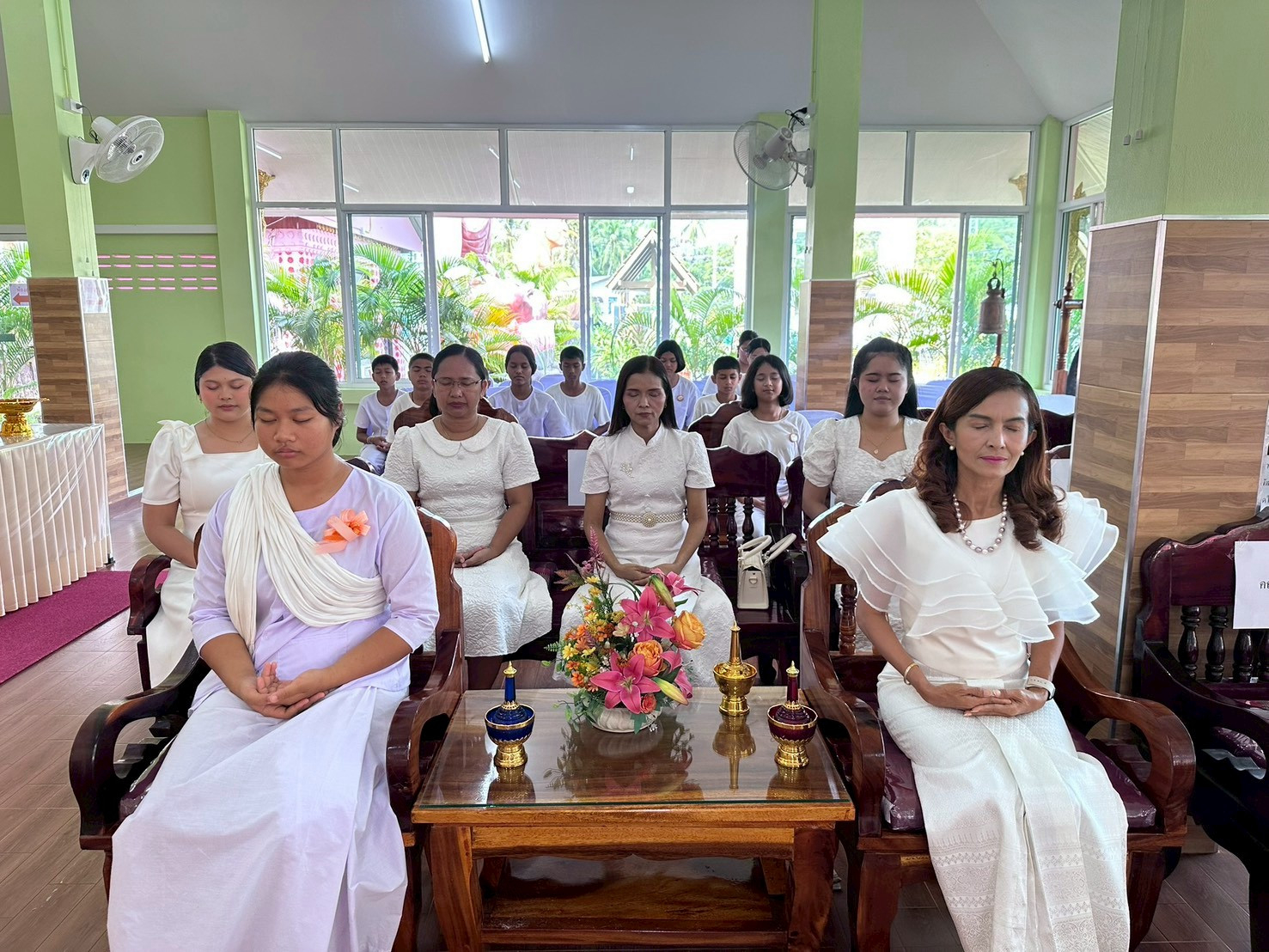 ภาพร่วมพิธีกรรมวัดน้ำน้อยใน