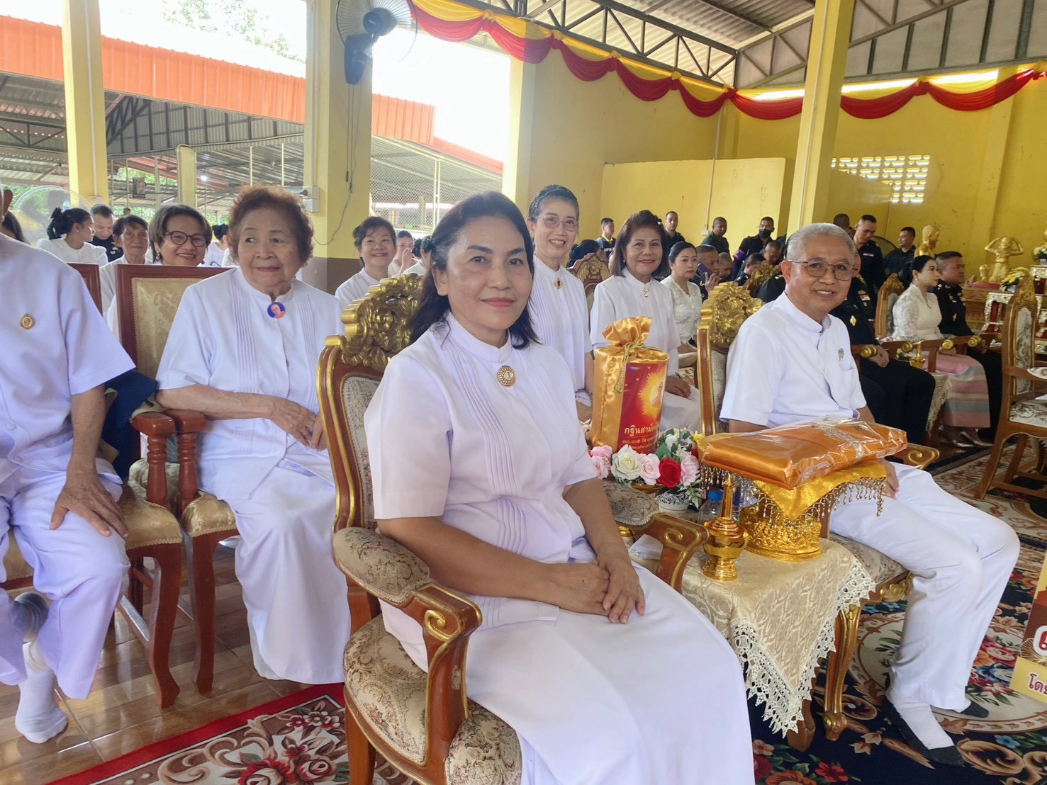 ภาพร่วมพิธีกรรมที่พักสงฆ์ควนนา