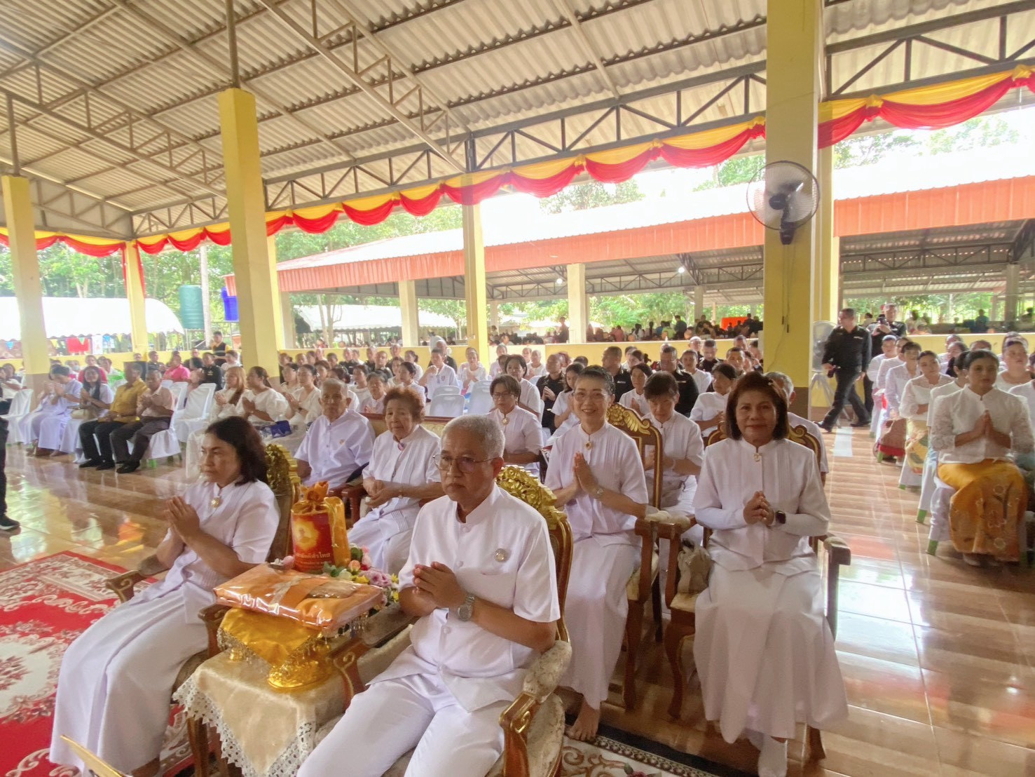 ภาพร่วมพิธีกรรมที่พักสงฆ์ควนนา