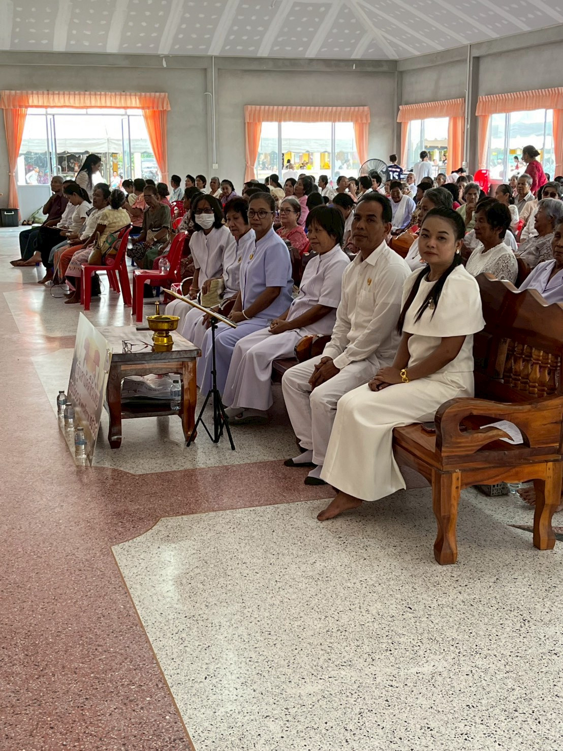 ภาพร่วมพิธีกรรมที่พักสงฆ์พรหมอุทิศ