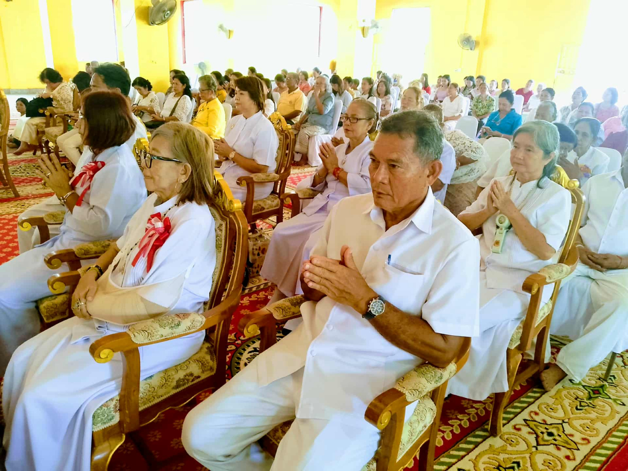 ภาพร่วมพิธีกรรมวัดนิคมพัฒนาราม (ผัง7)