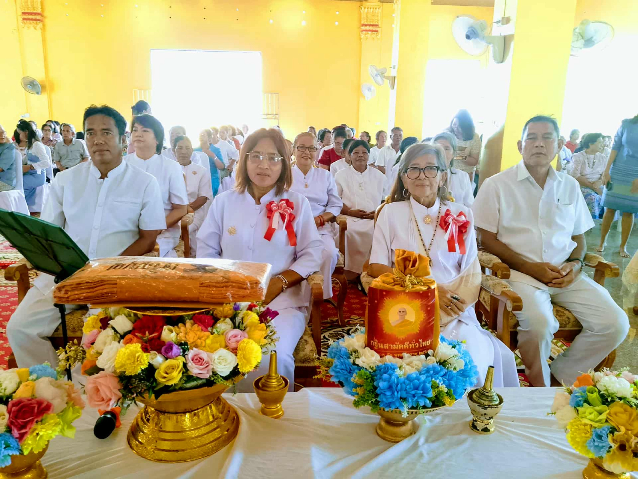 ภาพร่วมพิธีกรรมวัดนิคมพัฒนาราม (ผัง7)