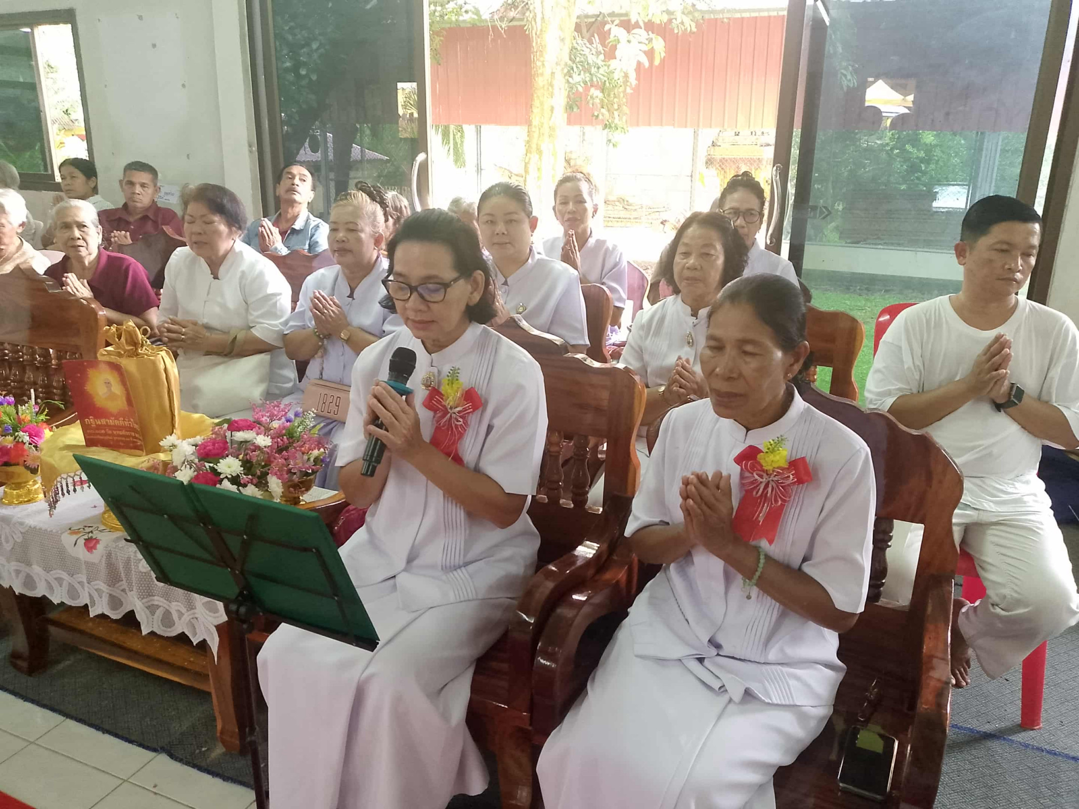 ภาพกล่าวคำถวายกฐินวัดปาล์มพัฒนาราม (ปาล์ม1เก่า)