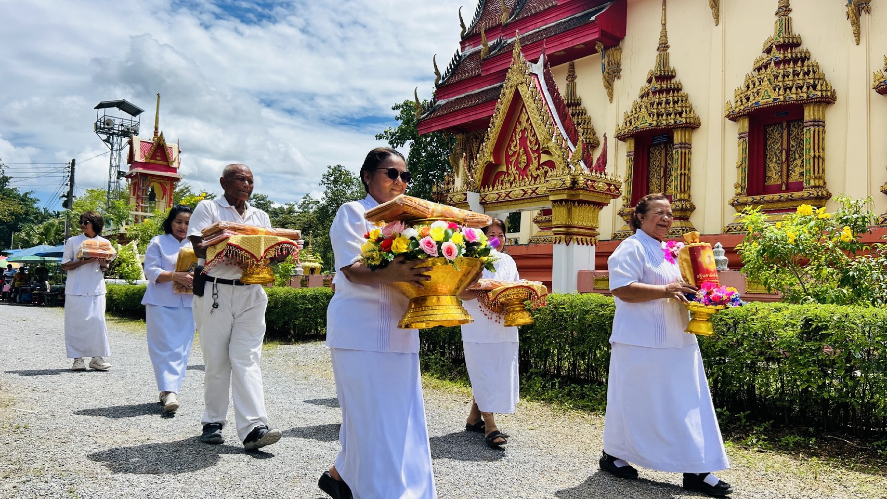 ภาพร่วมพิธีกรรมวัดราษฎร์ประดิษฐาราม (วัดทุ่งนุ้ย)