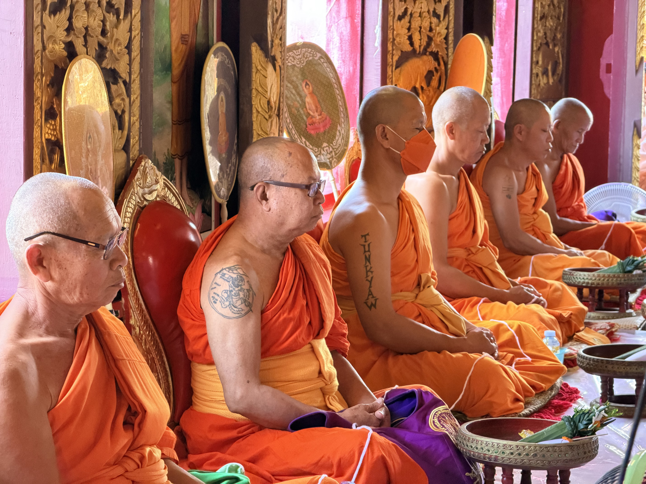 ภาพร่วมพิธีกรรมวัดศรีดอนชุม