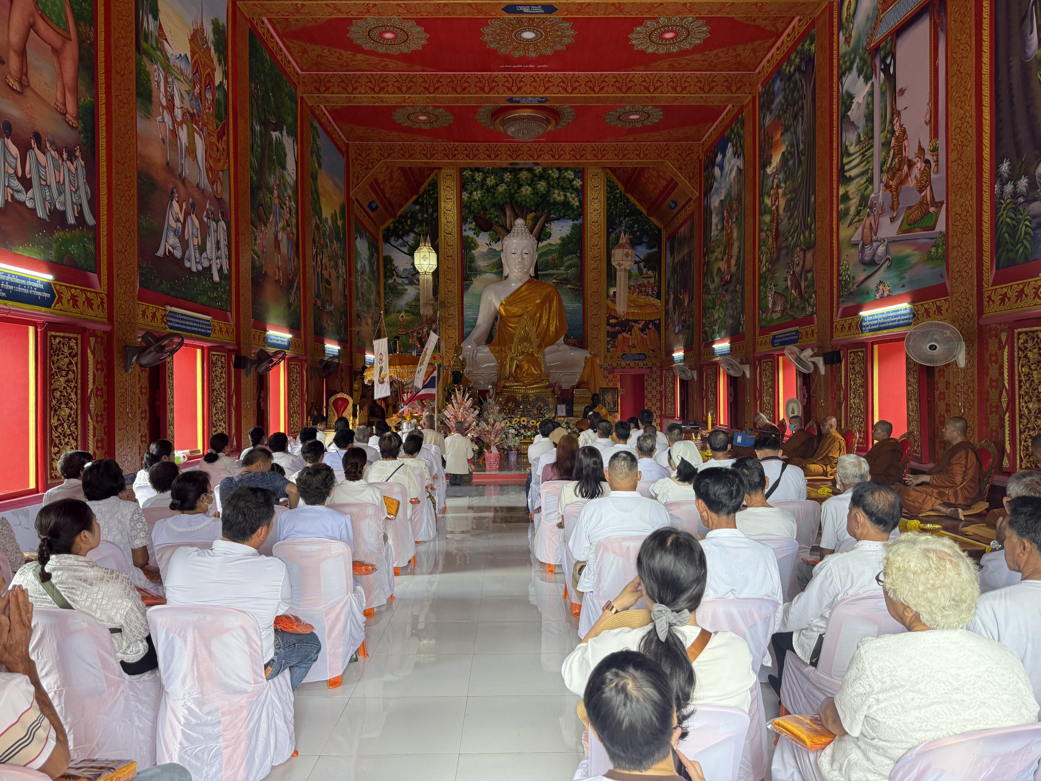 ภาพร่วมพิธีกรรมวัดป่าสัก