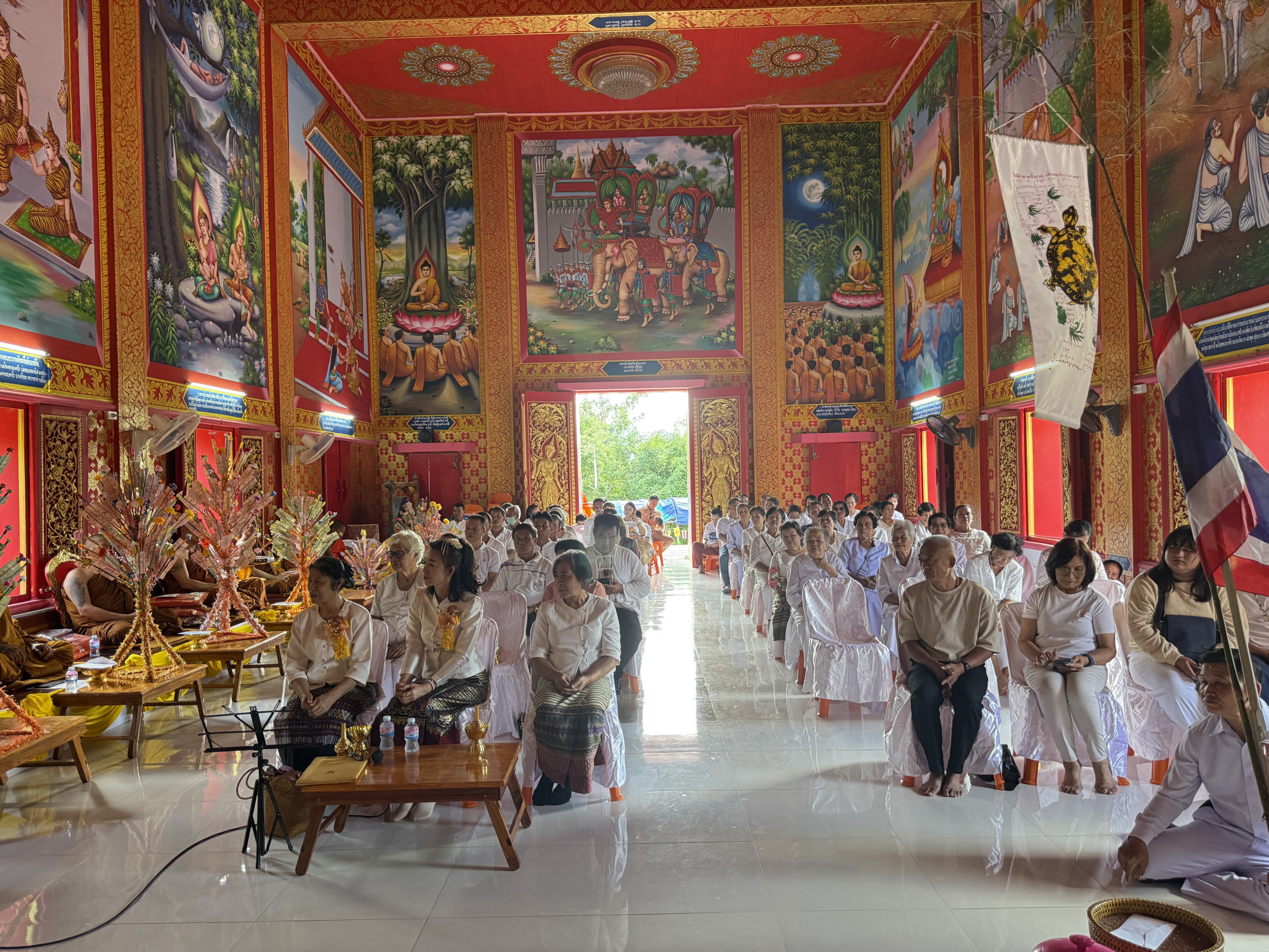 ภาพร่วมพิธีกรรมวัดป่าสัก