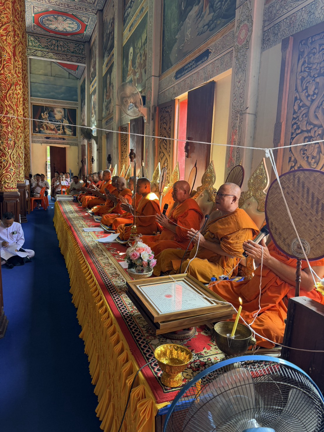 ภาพร่วมพิธีกรรมวัดพนาลัยเกษม