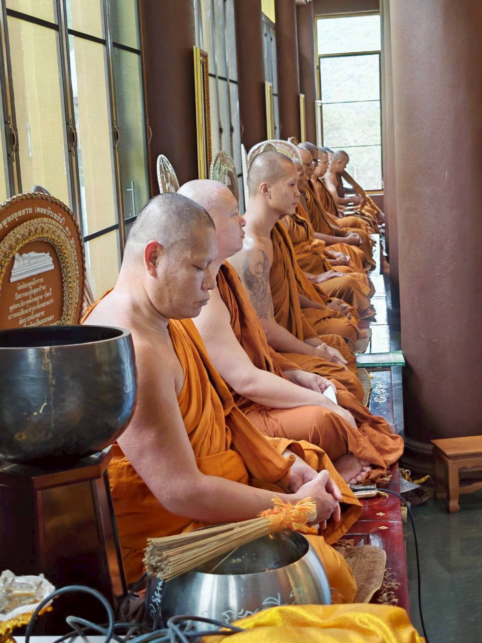 ภาพร่วมพิธีกรรมวัดพุทธอุทยานดอยอินทรีย์