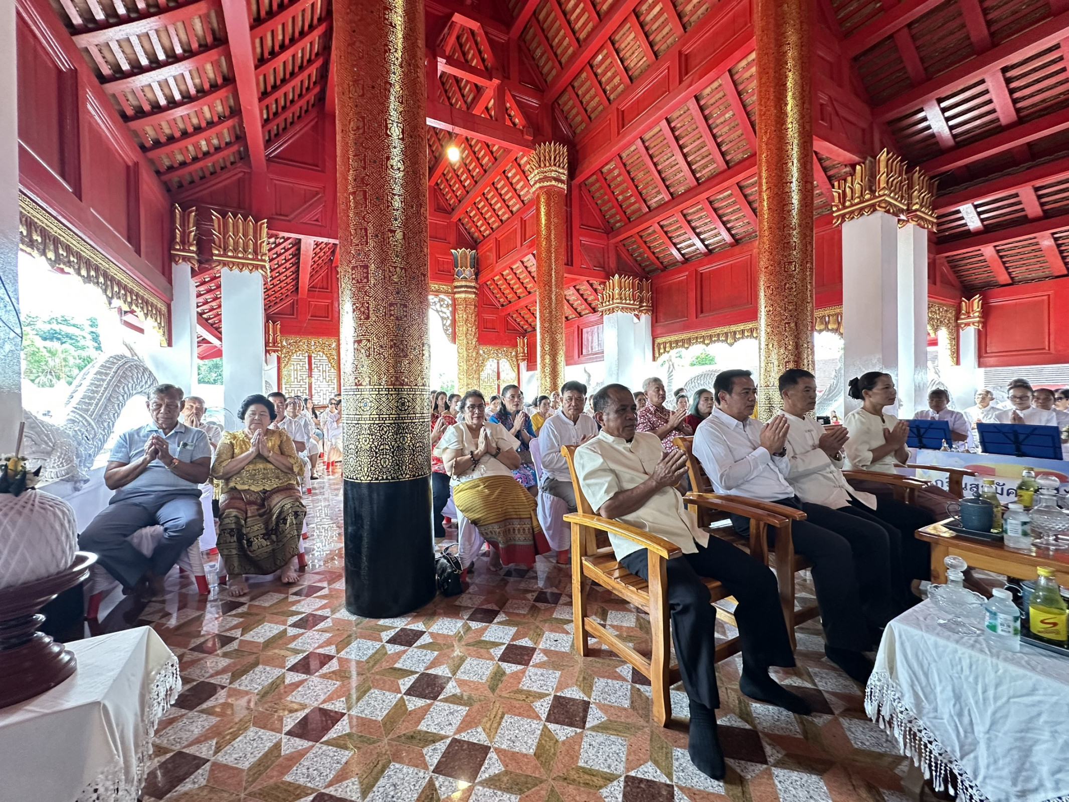 ภาพร่วมพิธีกรรมวัดสิริพัฒนาราม