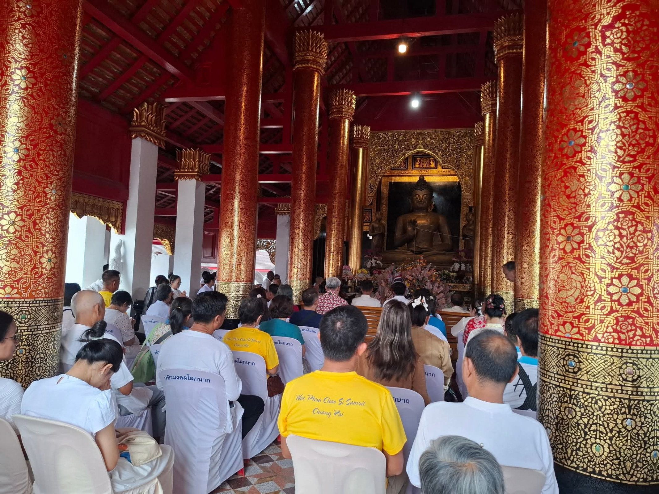 ภาพร่วมพิธีกรรมวัดสิริพัฒนาราม