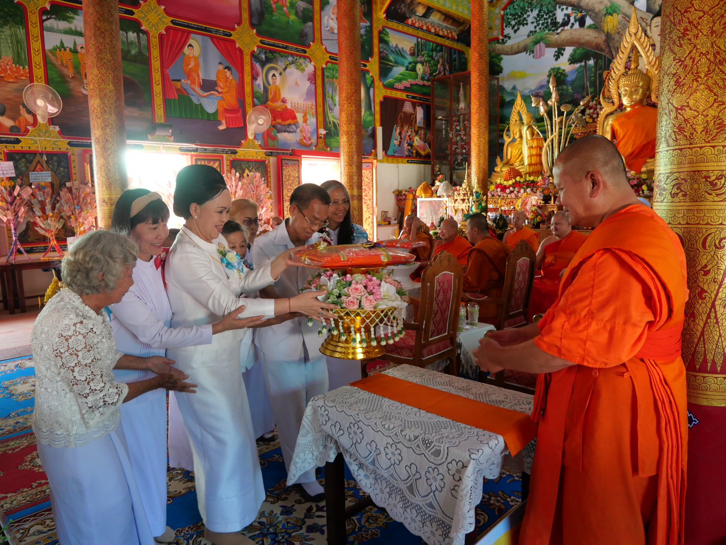 ภาพร่วมพิธีกรรมวัดทุ่งงิ้ว