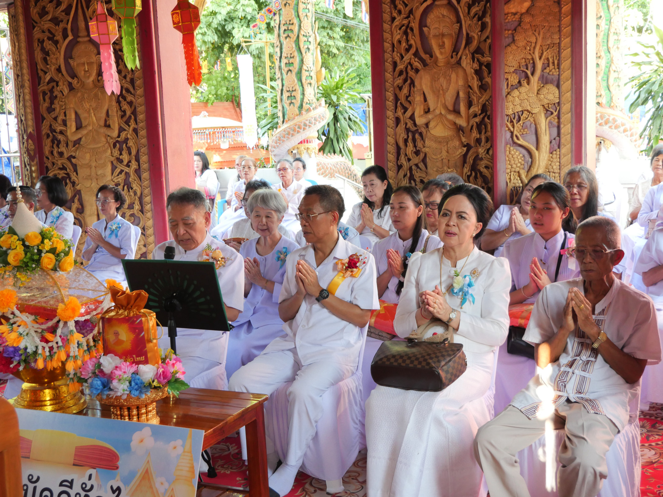 ภาพกล่าวคำถวายกฐินวัดเชียงคาน