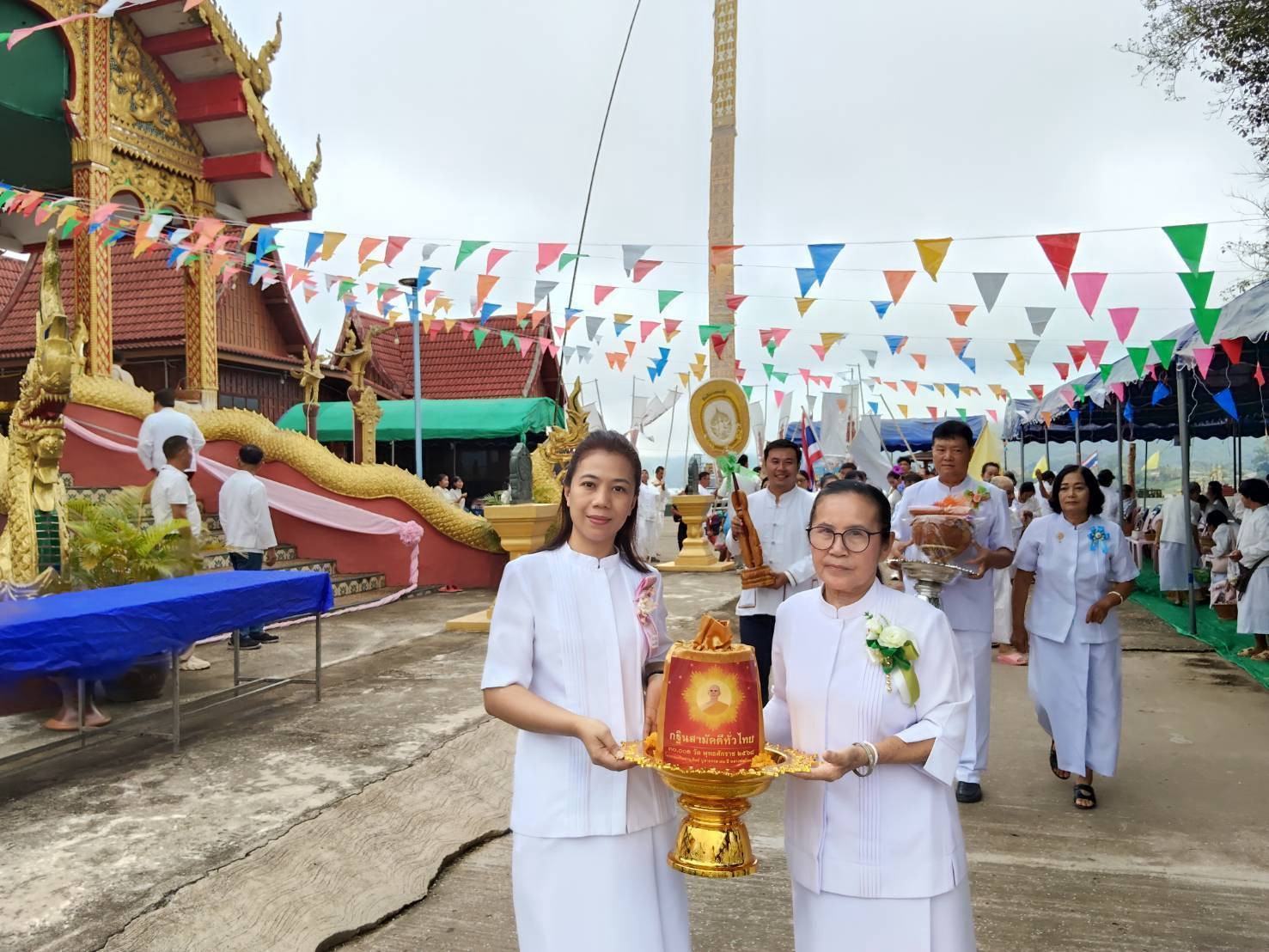 ภาพร่วมพิธีกรรมวัดแจมป๋อง