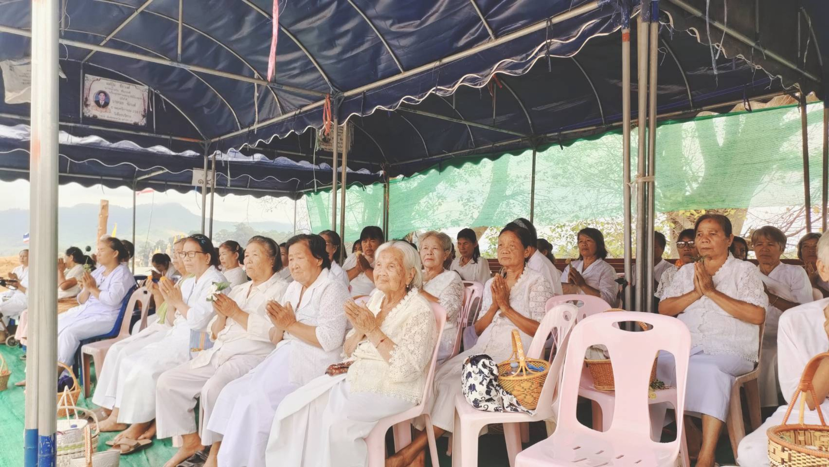 ภาพร่วมพิธีกรรมวัดแจมป๋อง