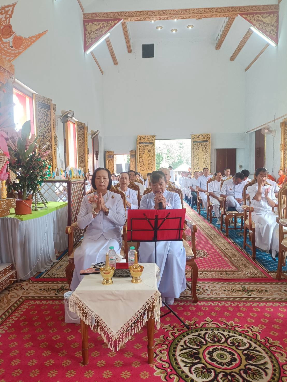 ภาพร่วมพิธีกรรมวัดหนองปึ๋ง