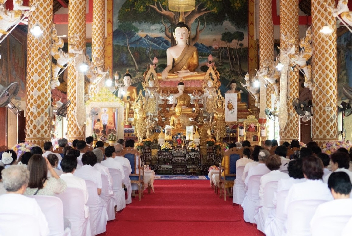 ภาพร่วมพิธีกรรมวัดโป่งแดง