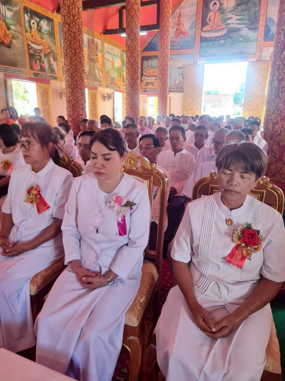 ภาพร่วมพิธีกรรมวัดป่าสักน้อย