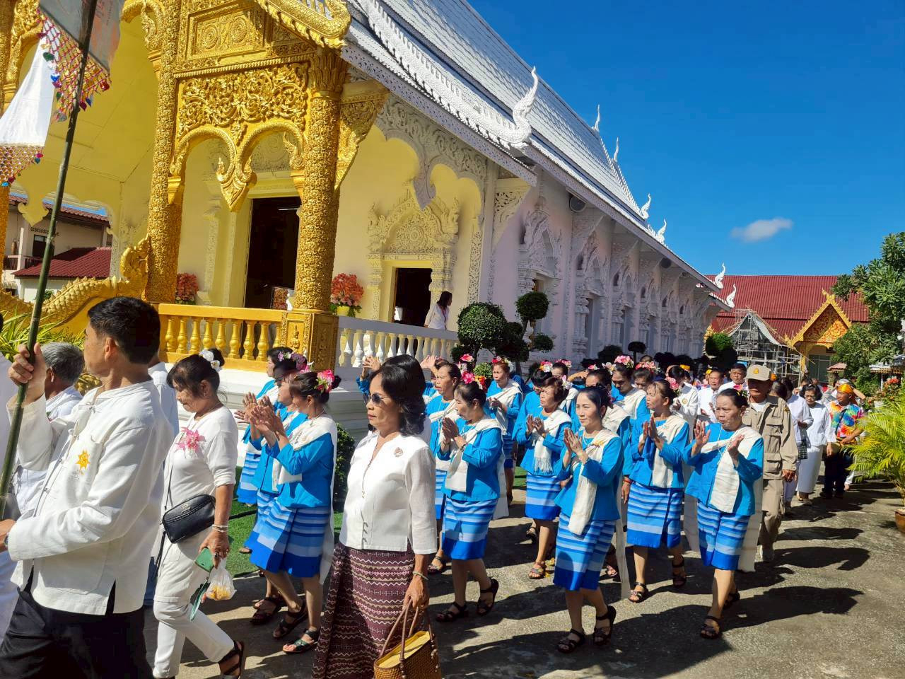 ภาพร่วมพิธีกรรมวัดป่าสักน้อย