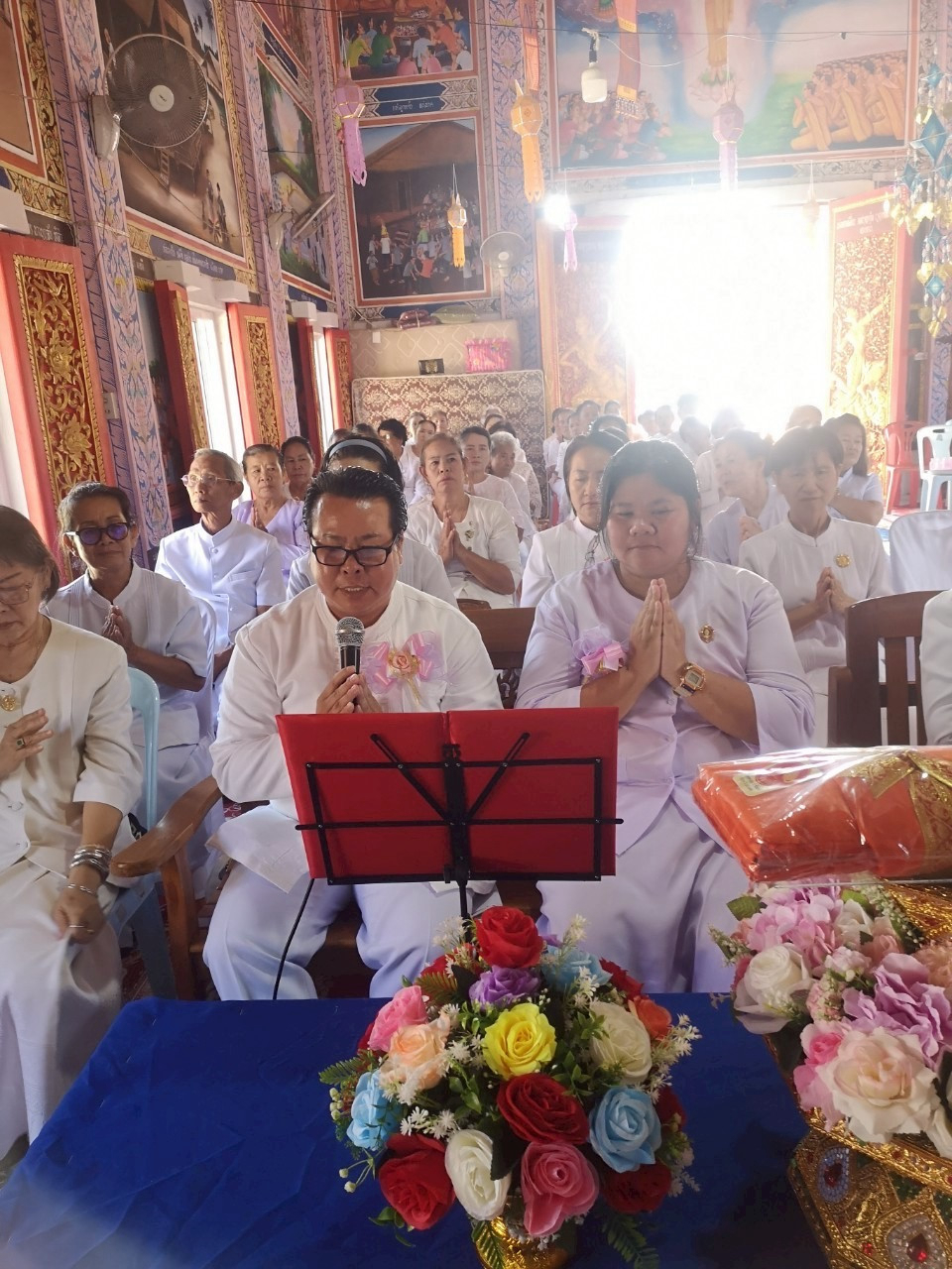 ภาพร่วมพิธีกรรมวัดพญาเม็งราย