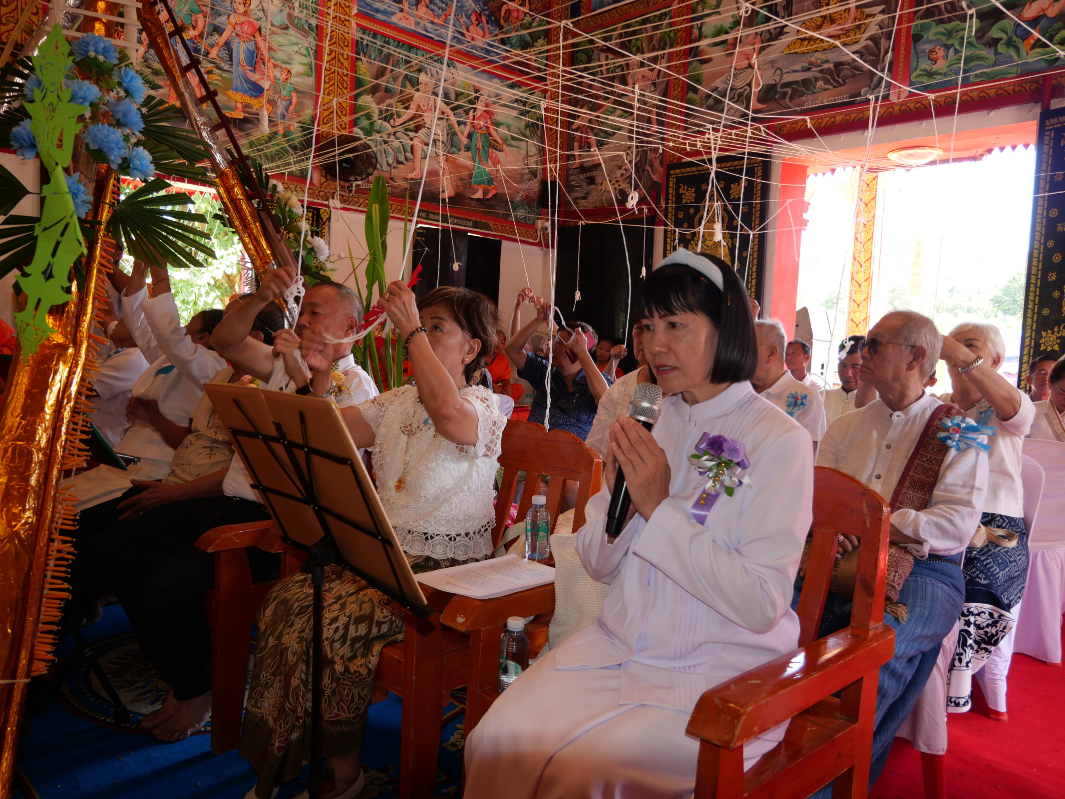 ภาพกล่าวคำถวายกฐินวัดลุง