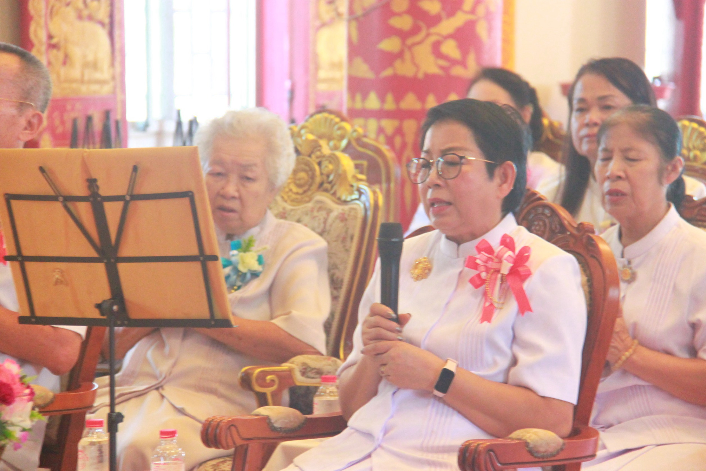 ภาพกล่าวคำถวายกฐินวัดสันตาลเหลือง