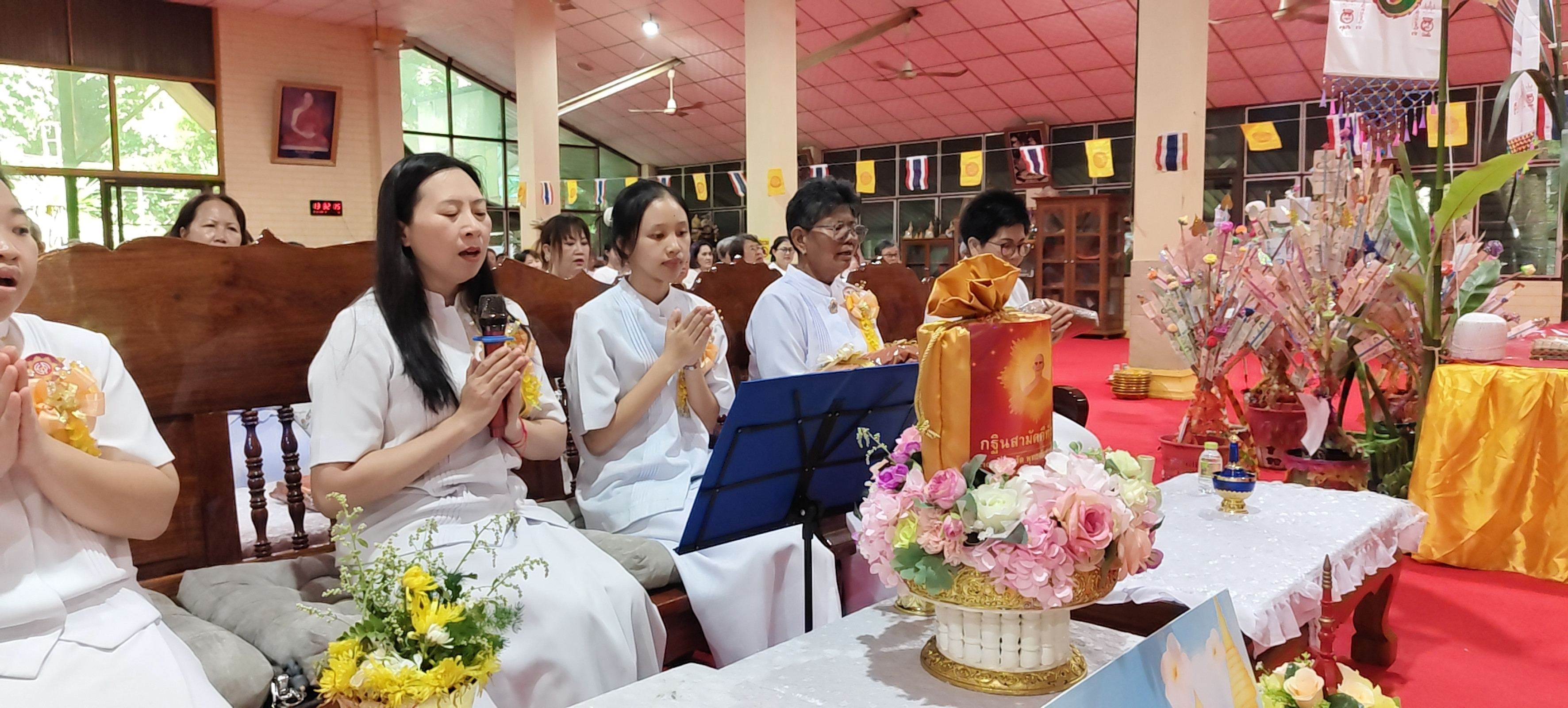 ภาพกล่าวคำถวายกฐินวัดถ้ำพระผาคอก