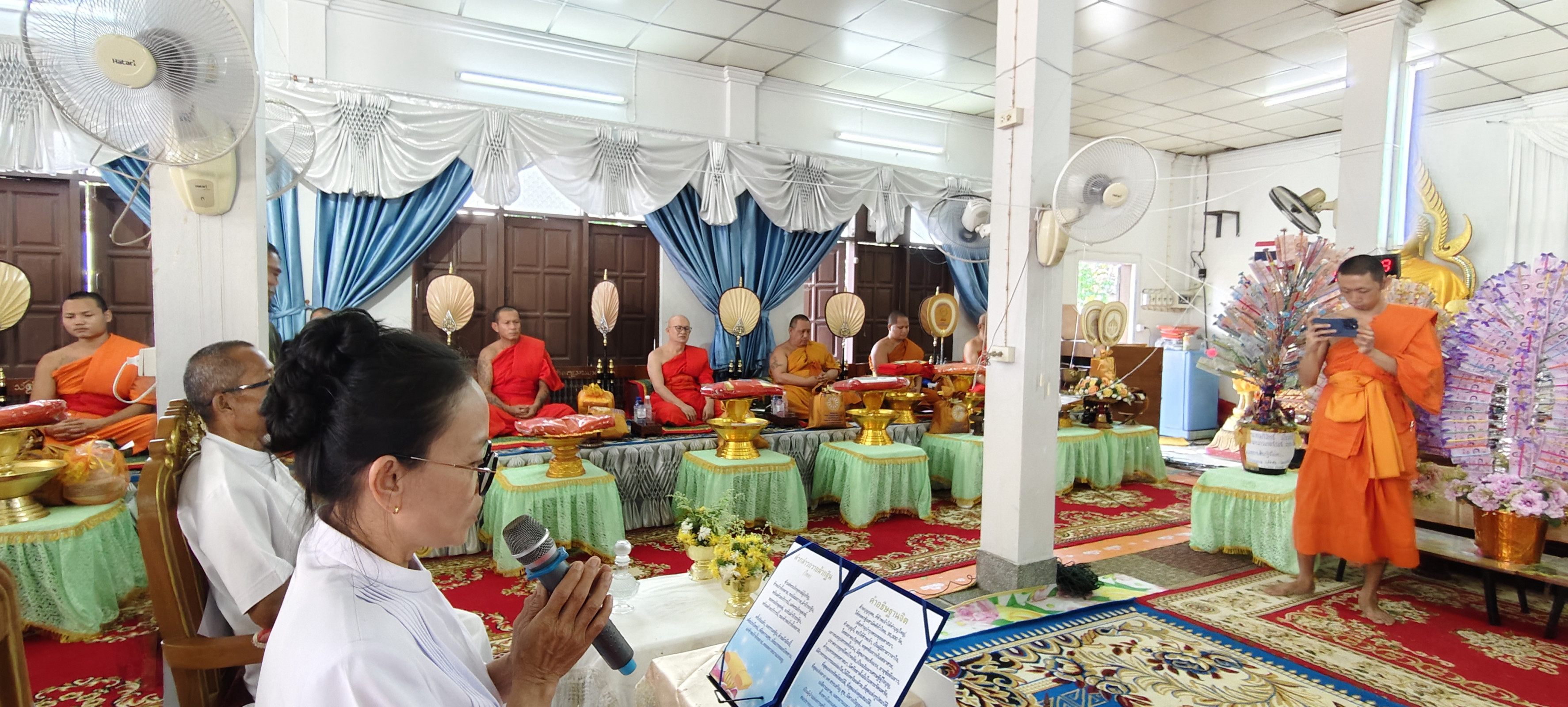 ภาพกล่าวคำถวายกฐินวัดโบราณเวียงเดิม