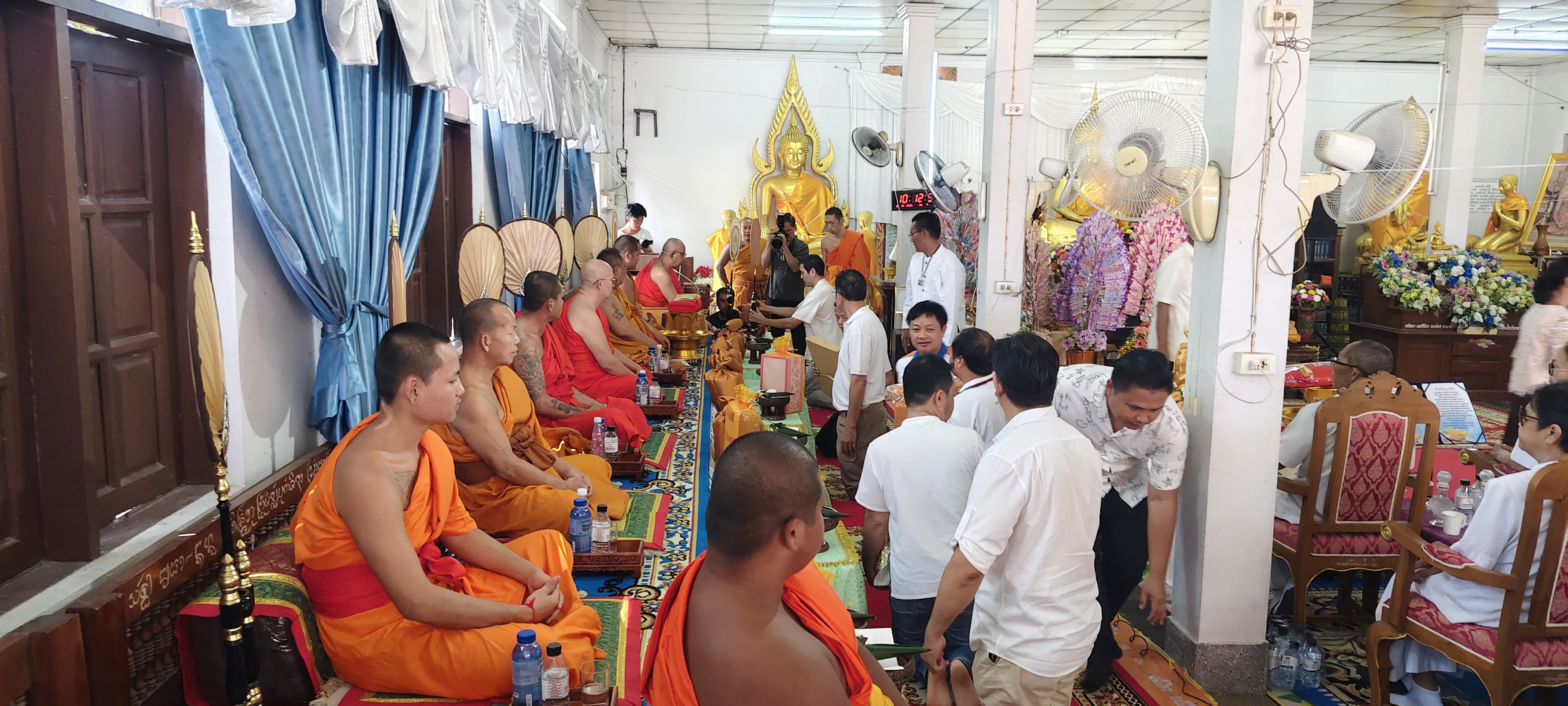 ภาพร่วมพิธีกรรมวัดโบราณเวียงเดิม