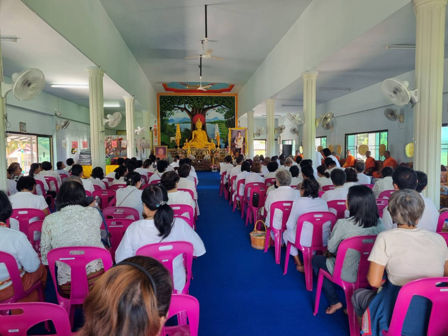 ภาพร่วมพิธีกรรมวัดศรีเวียง