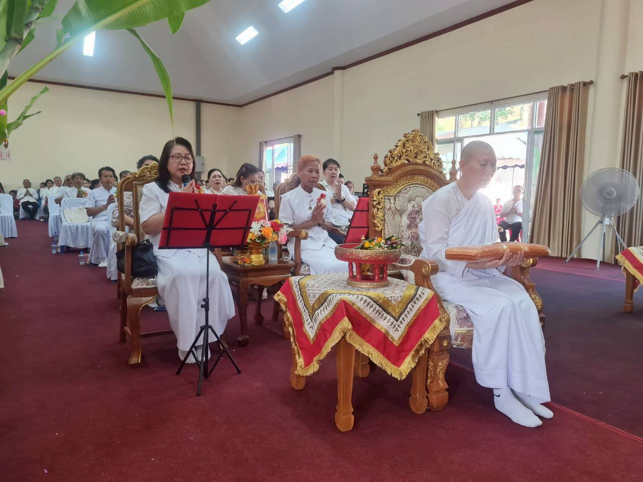 ภาพกล่าวคำถวายกฐินวัดพระธาตุภูเข้า(ร้าง)