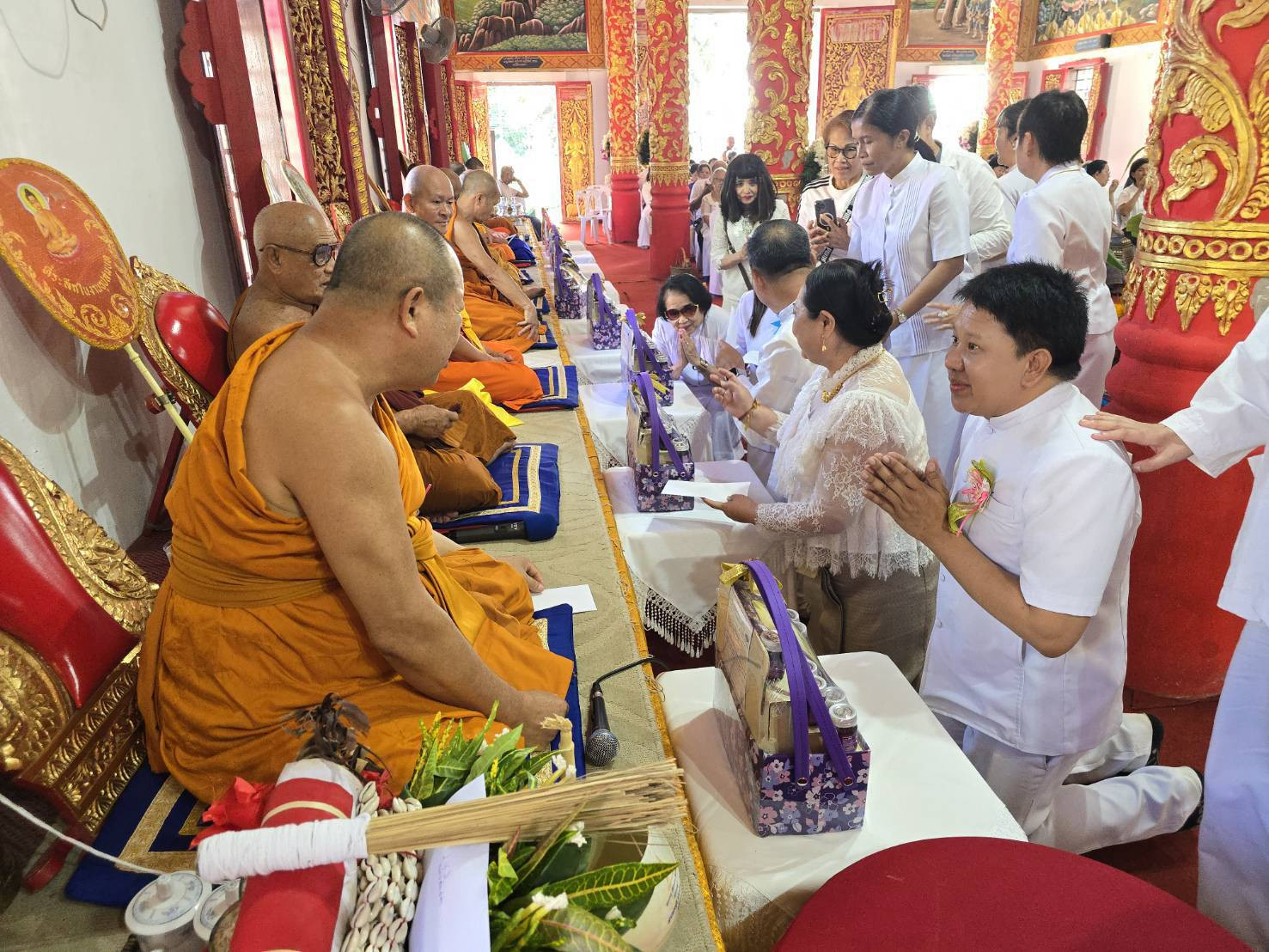 ภาพร่วมพิธีกรรมวัดปงสนุก