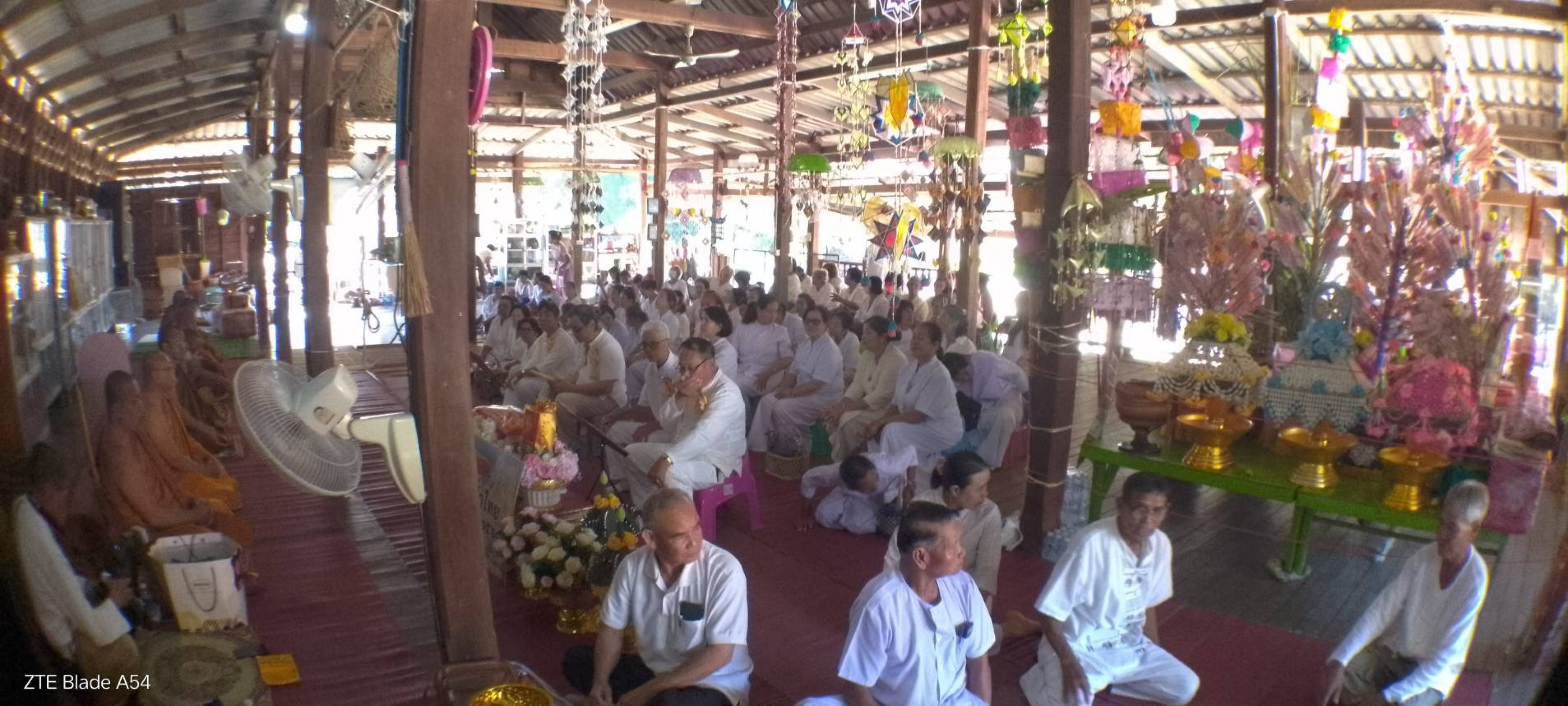 ภาพร่วมพิธีกรรมวัดสวนดอกสันทรายมูล