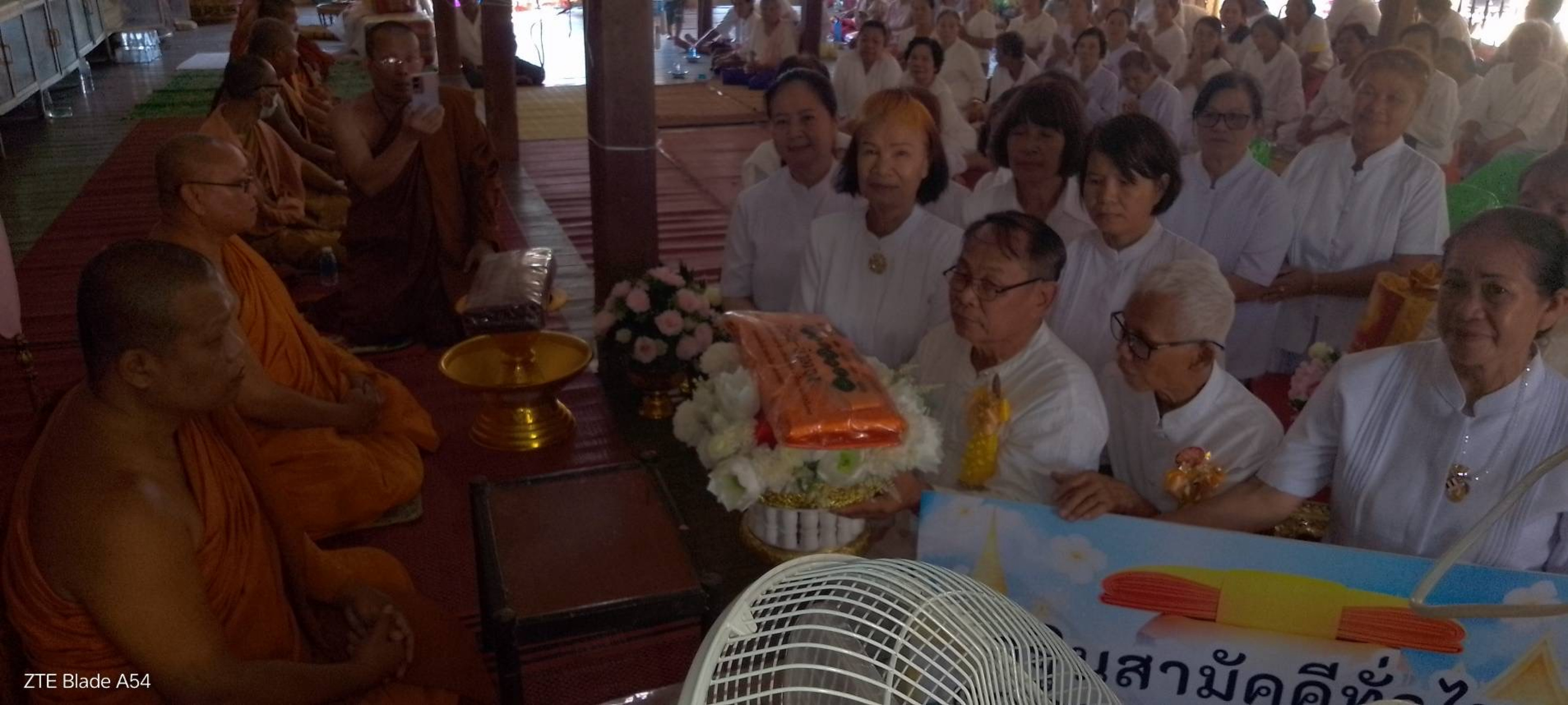 ภาพร่วมพิธีกรรมวัดสวนดอกสันทรายมูล