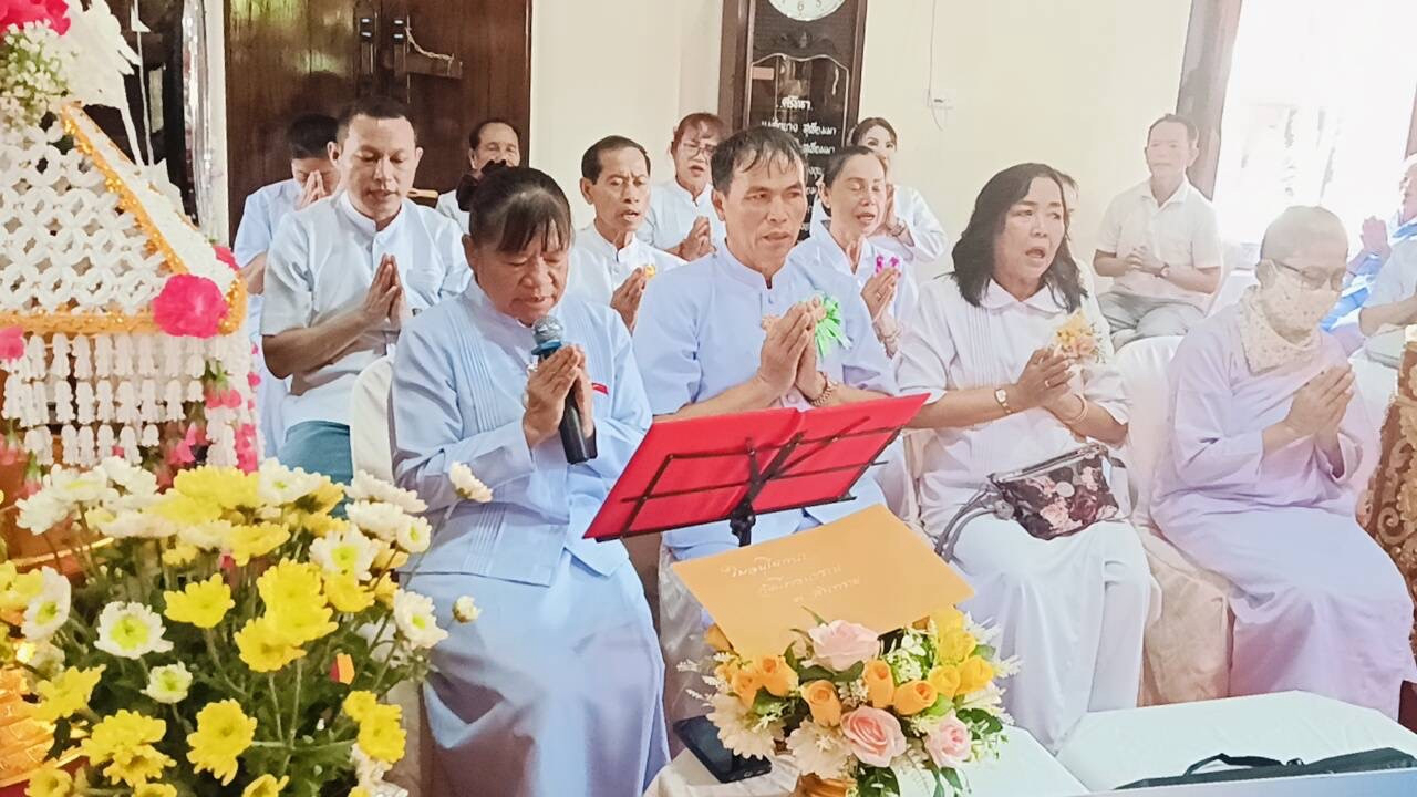 ภาพกล่าวคำถวายกฐินวัดโพธนาราม(โคธนาราม)