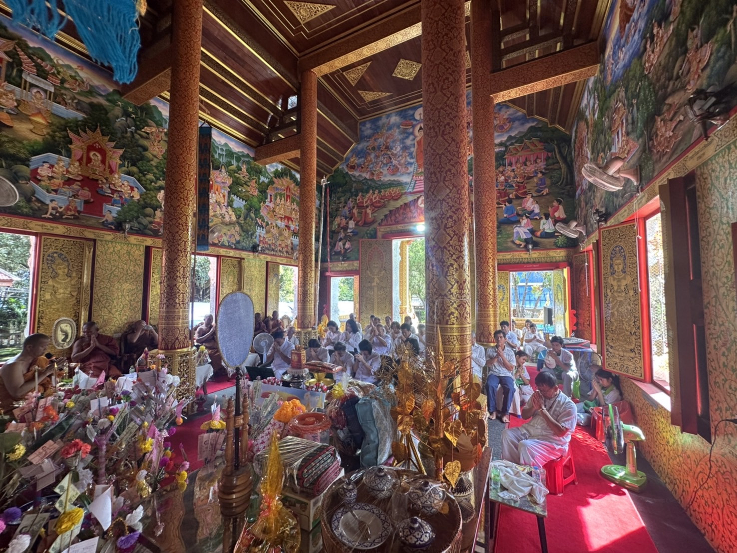 ภาพร่วมพิธีกรรมวัดมัชฌิมาราม