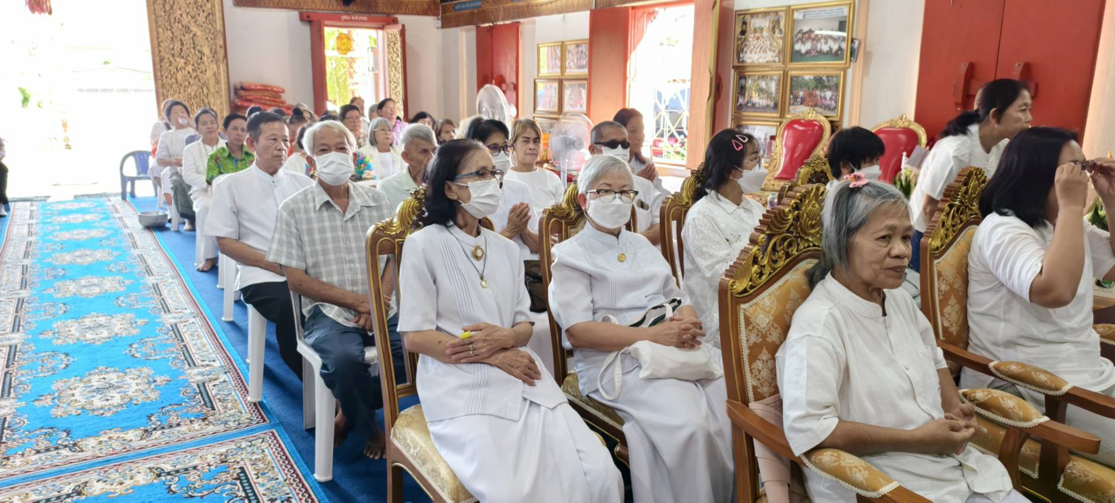 ภาพร่วมพิธีกรรมวัดหนองหล่ม